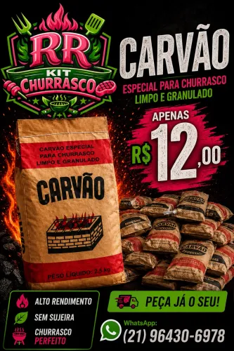 Carvão vegetal 3k (Bonsucesso)
