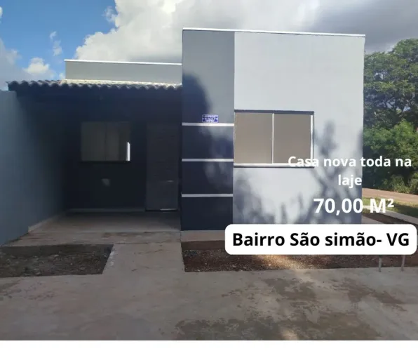 Casa para Venda em Várzea Grande, São Simão, 2 dormitórios, 1 banheiro, 2 vagas