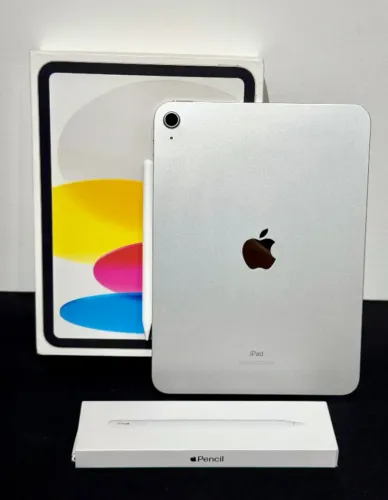 iPad 10ª Geração 64GB Silver USB-C + Apple Pencil - SEM ARRANHÕES