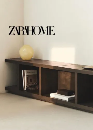 estante modular zara home de madeira de freixo termotratada