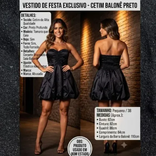 Vestido em Tecido
