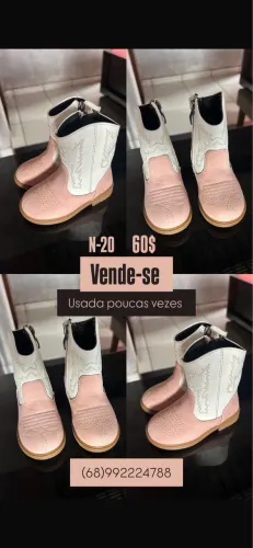 Vende-se bota infantil