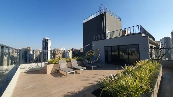 Studio com 1 dormitório para alugar, 50 m² por R$ 5.329,00/mês - Cambuí - Campinas/SP