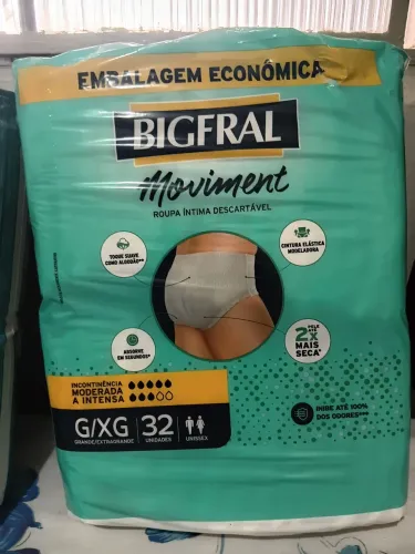 Roupa íntima descartável.