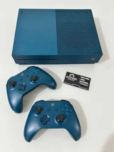 Xbox One S Deep Blue (Aceito Cartão)