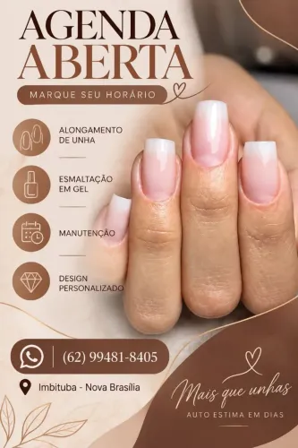 Colocação de unhas, fibra