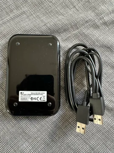 HD Externo Portátil LG 320GB (HXD5) - Compacto e Original