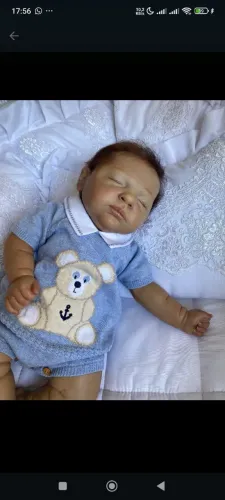 Reborn hiper-realista bem gordinho
