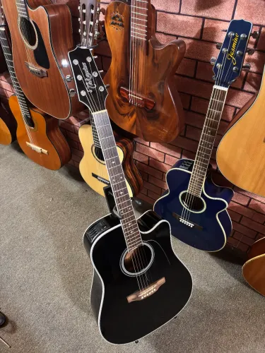 Violão Takamine gd34ce elétrico tampo sólido pré tp3g ANALISO TROCAS
