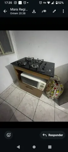 Vendo um cooktop 4 bocas com armário 