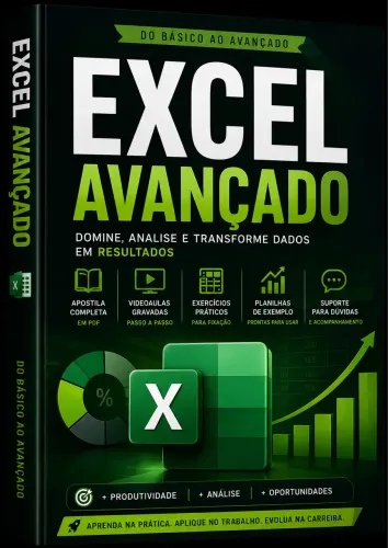 Vendo apostila COMPLETA de EXCEL AVANÇADO.
