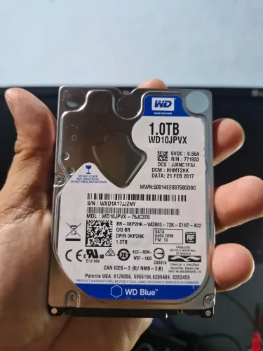 HD 1TB 2.5" - 100% | TESTADO | 150,00 REAIS À VISTA.