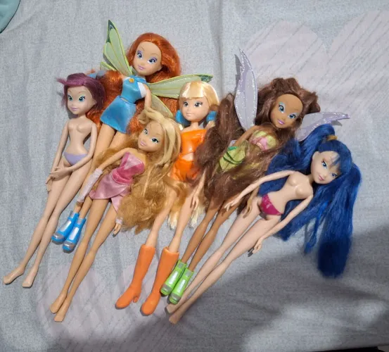 Lote bonecas clube das winx
