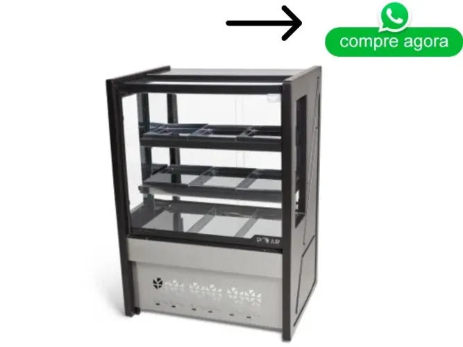 Balcão Estufa 80CM Preto Polar