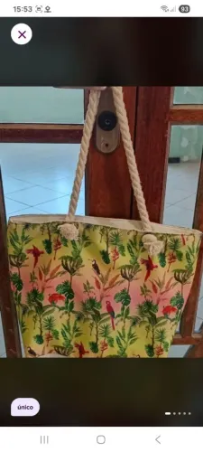 Bolsa de praia estilo farm