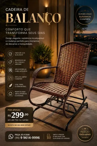 Cadeira de balanço 