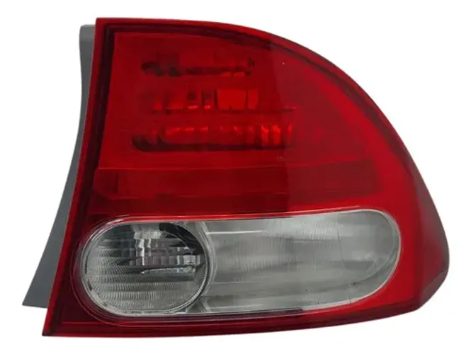 Lanterna Traseira Direita Carroceria Honda Civic Lxs 2008 Direito/passageiro Vermelho