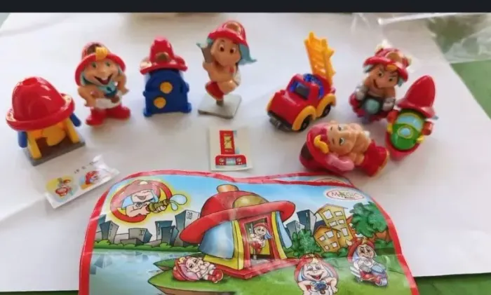 Kinder ovo brinquedos coleção Bombeiros