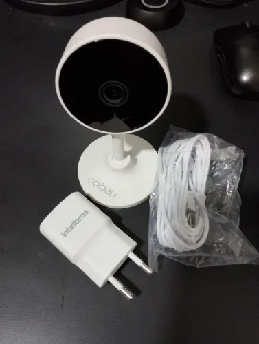 Câmera Wi-Fi Coibeu Sky-1 4MP com Fonte e Cabo<br>