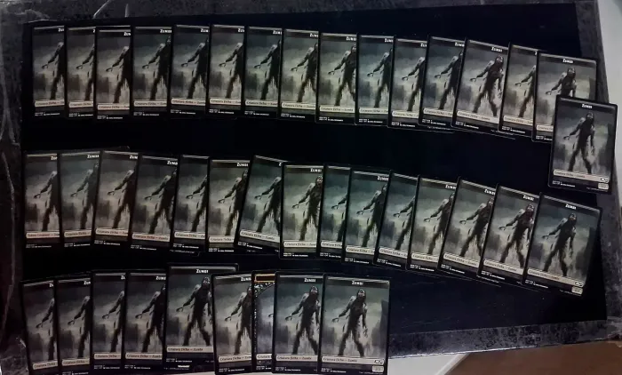 Tokens de Zumbi Magic The gathering 