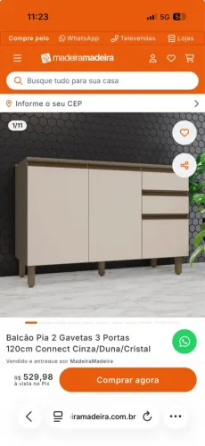 Vendo 2 balcões de cozinha
