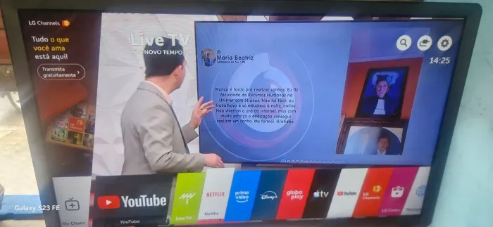 Tv 32 lg ismartv pra vender hoje
