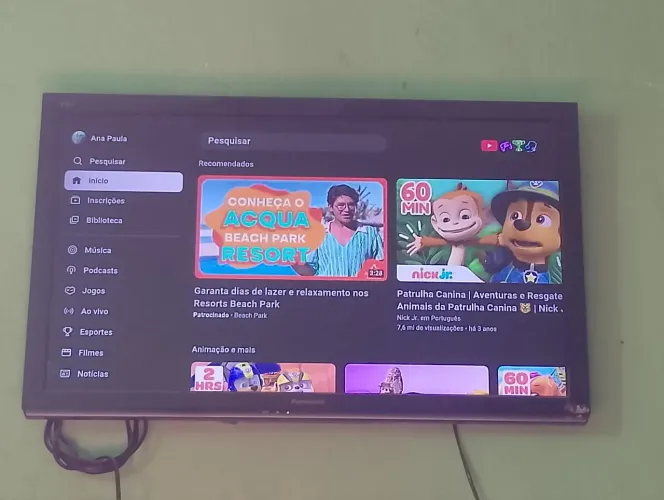 Vende-se um tv Panasonic de 32 polegadas pegando tudo perfeitamente