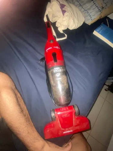 Aspirador turbo cycle 1100w pra sair hoje todas as peças