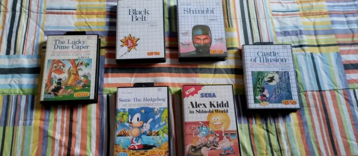 Jogos Master System - Preço na descrição