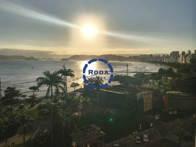 Apartamento à venda na Ponta da Praia (Santos/SP) com vista para o mar 3 dormitórios (1 s