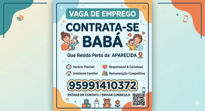 Vaga de babá 