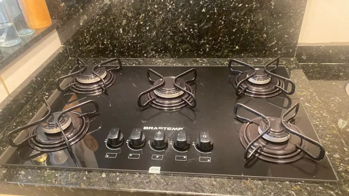 Cooktop a gás 5 bocas