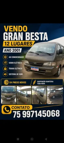 Kia Motors Besta Furgão 2.7 Diesel 2001