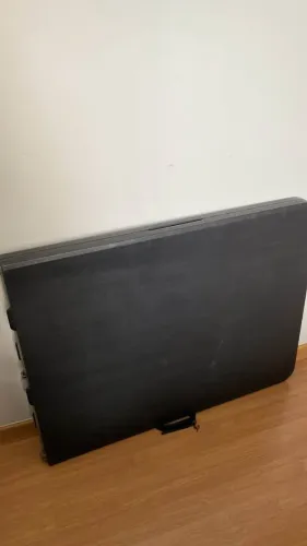 Mesa dobrável portátil 180x70cm com alça