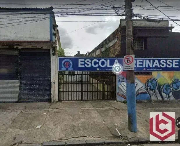 Terreno à venda, 309 m² por R$ 500.000,00 - Vila Matias - Santos/SP