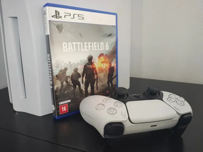 Ps5 Fat C/Leitor + 1 Controle + 1 Jogo + 6 meses de garantia