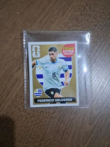 valverde extra sticker gold 2026