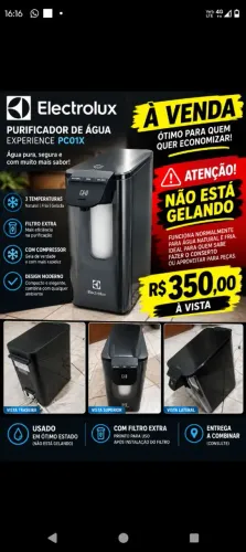 Purificador de água Eletrolux