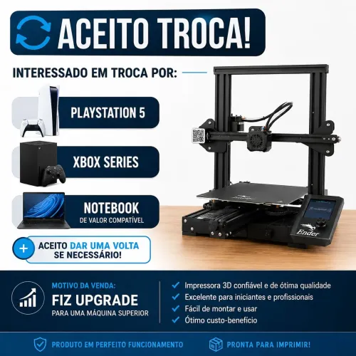 Creality Ender 3 V2 Neo | IMPRESSORA 3D |Auto Nivelamento | Excelente Estado