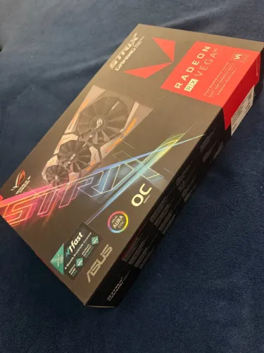 Placa de Vídeo ASUS ROG Strix Radeon RX Vega 56 OC 8GB
