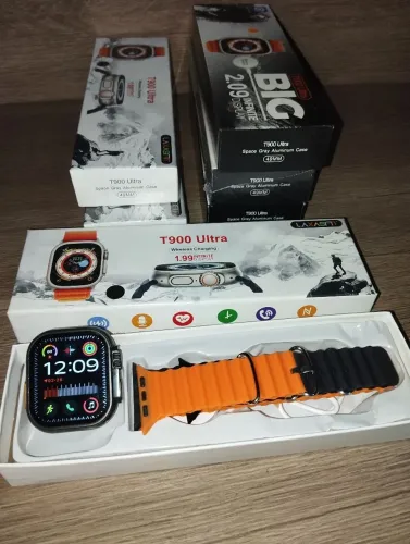 Relógio Inteligente Smartwatch T900 Ultra 2 pulseiras