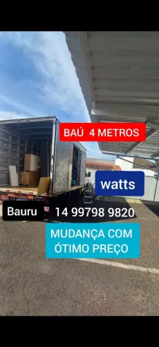 FRETES COM ÓTIMO $$ EM BAURU E PRA FORA