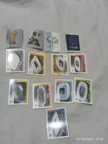 Lote de Figurinhas Especiais Copa do mundo de 2006