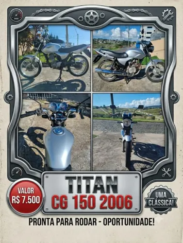 TITAN 150 JOB 2006 - Impecável (Pegar e andar).