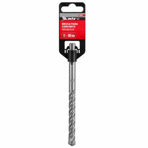  BROCA PARA CONCRETO 12X160MM ENCAIXE SDS PLUS mtx