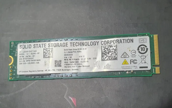 Ssd nvme 256gb