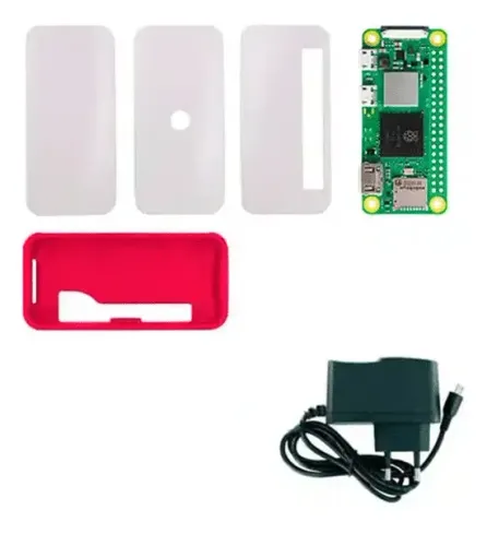 Raspberry Pi Zero 2W + Case Oficial + Fonte