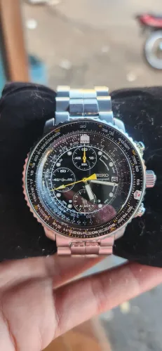 Relógio Seiko Flightmaster SNA411 Chronograph Watch