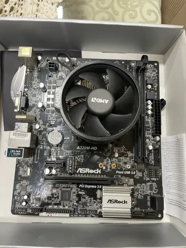 Kit Processador Ryzen 3 3200g + Placa mãe A320M-HD ASRock