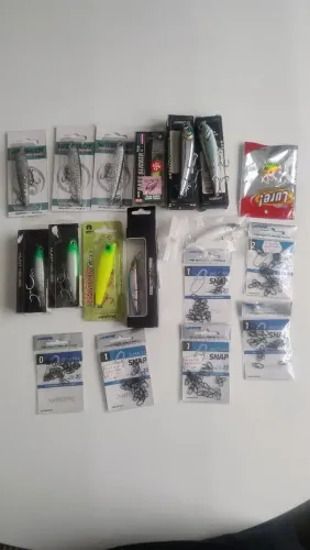 Lote iscas artificiais preço super promocional